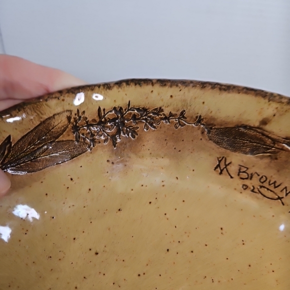 Studio art pottery bowl - Picture 2 of 8